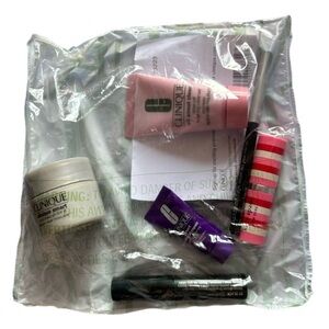 Clinique New in Plastic Wrap Kate Spade Makeup Facial Care Set